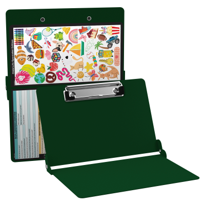 WhiteCoat Clipboard® - Green Child Life Specialist Edition